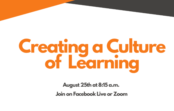 Event 8/25 – Culture Cohort – Creating a Culture of Learning